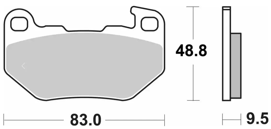 Sbs Ls Street Excel Sintered Rear Brake Pads