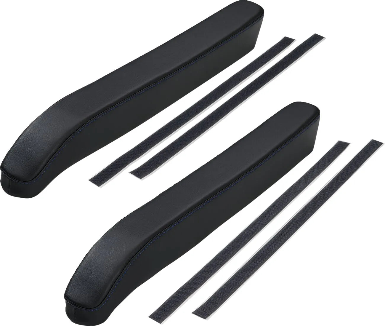 Show Chrome Kaliber Armrest Pad - Black/blue