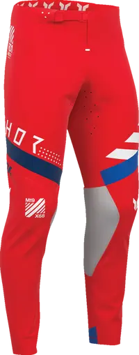 Thor Sportmode Synth Pants - Blue/Red/White