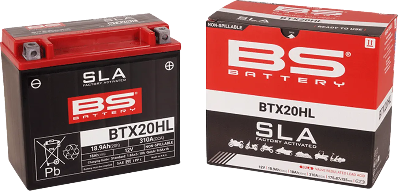 Bs Battery Agm 12v 18ah Factory-activated Battery