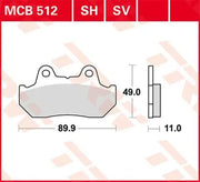 Trw Sv Series Sintered Brake Pads - Front