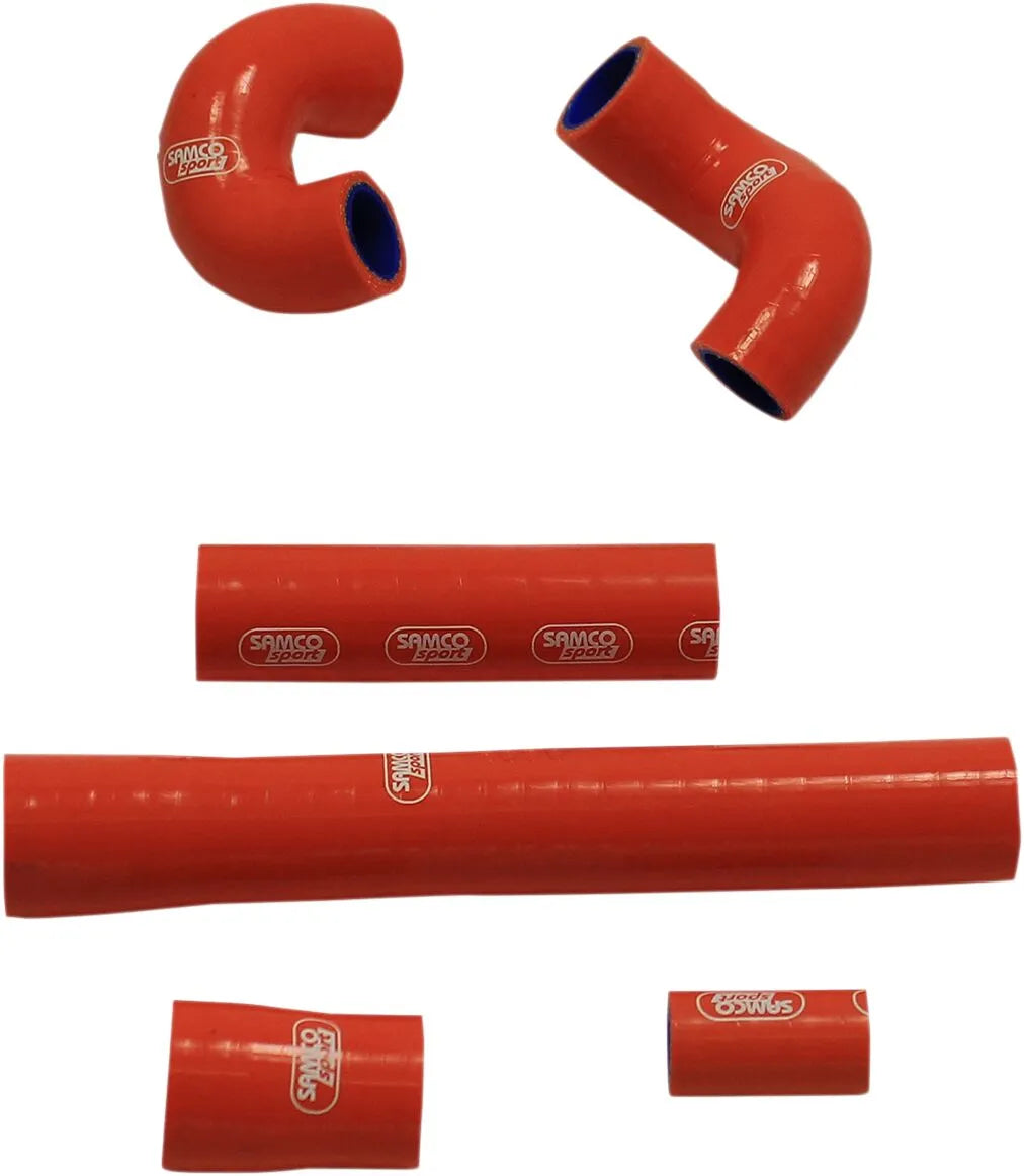 Samco Sport Radiator Hose Kit - Orange Silicone