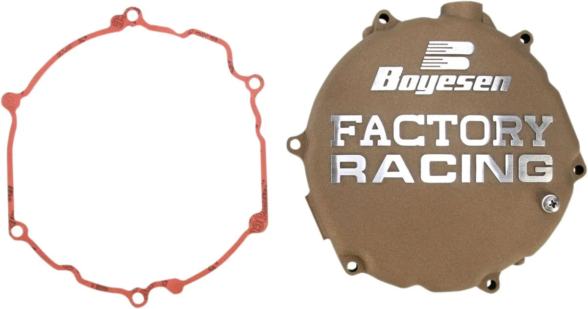 Boyesen Factory Clutch Cover - Magnesium Powder-coated