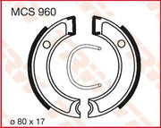 Trw Mcs960 Organic Brake Shoes Set 80mm
