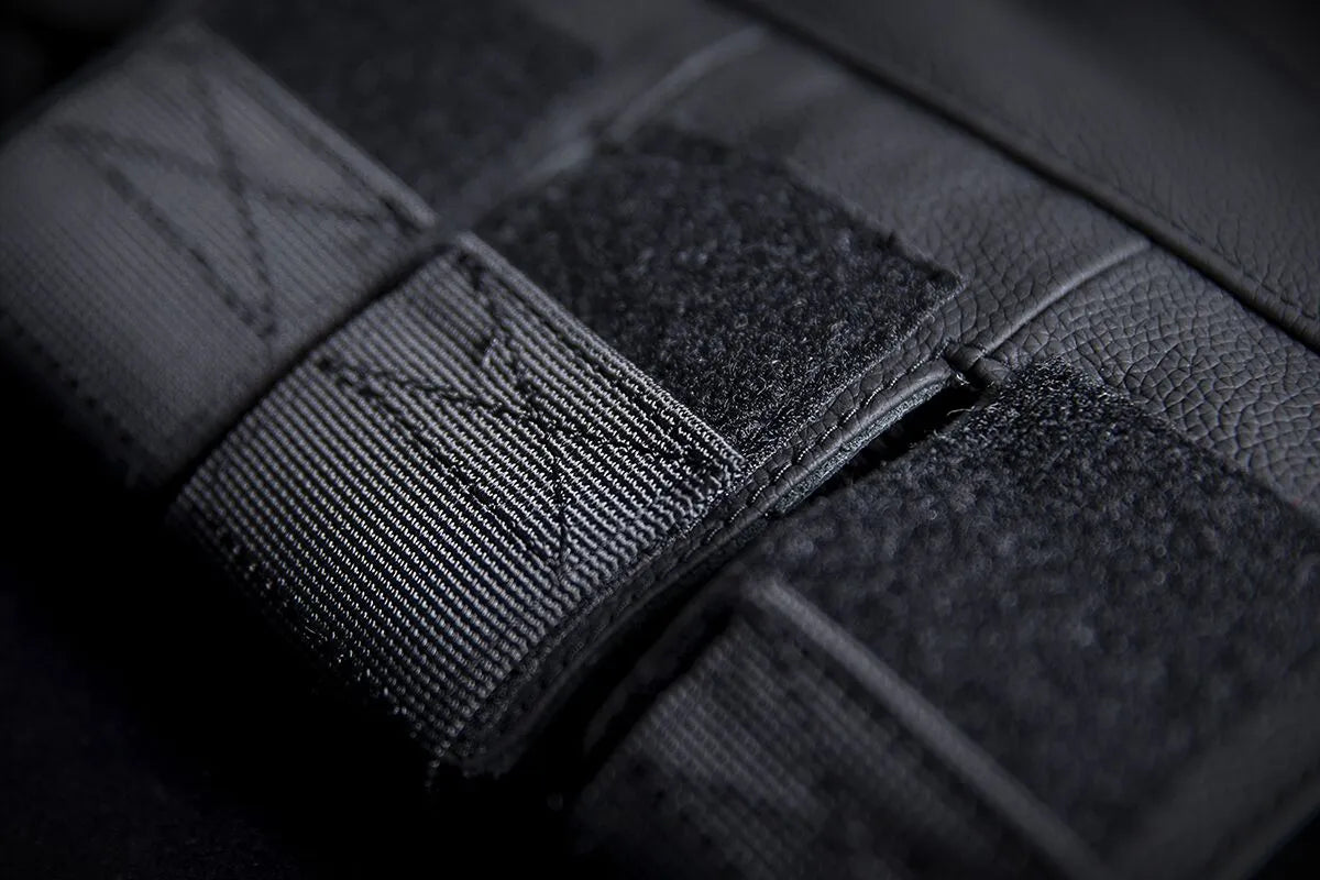 Icon Regulator™ D3o® Leather Vest - Black