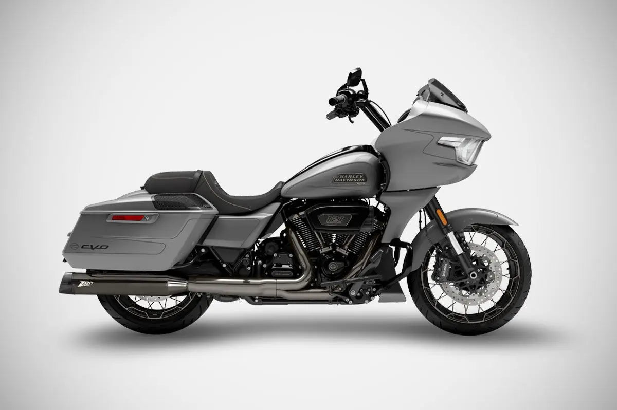 Zard 4.5" Slash-cut Slip-ons Muffler For Hd-touring E5