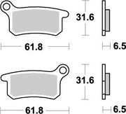 Moto-master Nitro Brake Pads - Sintered Metal