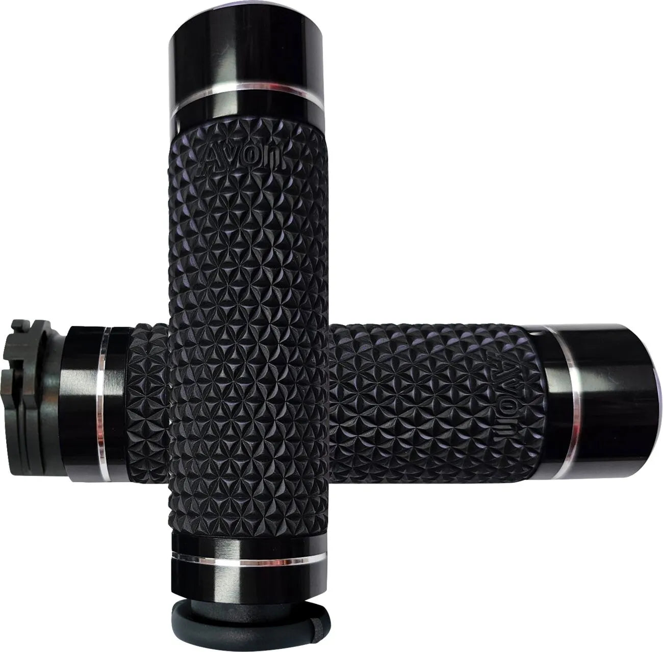Avon Grips K25: Black Anodized 1" Handlebar Grips