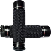 Avon Grips K25: Black Anodized 1" Handlebar Grips