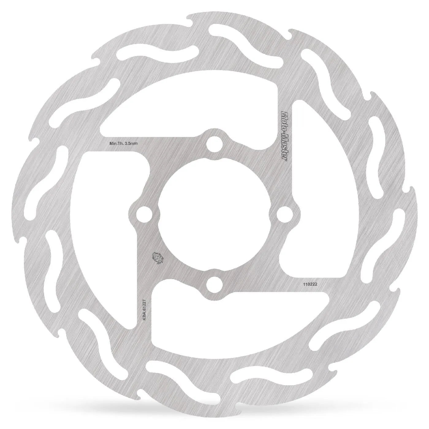 Moto-master Flame Series Brake Rotor - Enhanced Cooling