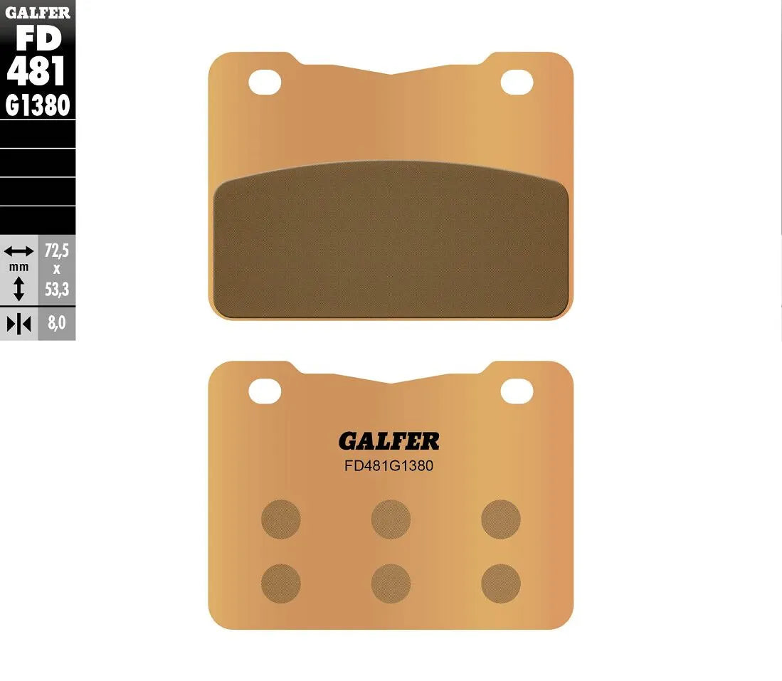 Galfer Hh Sintered Brake Pads For Motorcycle