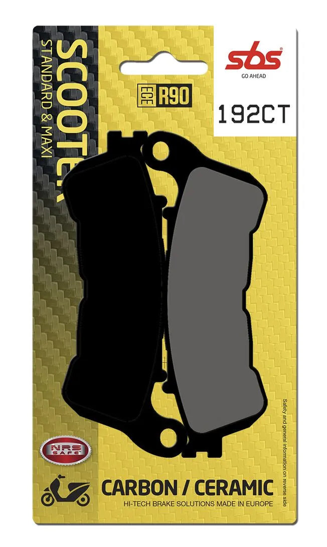 Sbs Ct Scooter Carbon Tech Organic Brake Pads