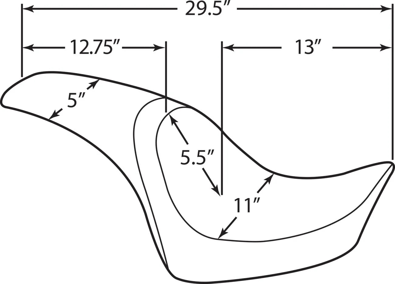 Drag Specialties Predator Seat
