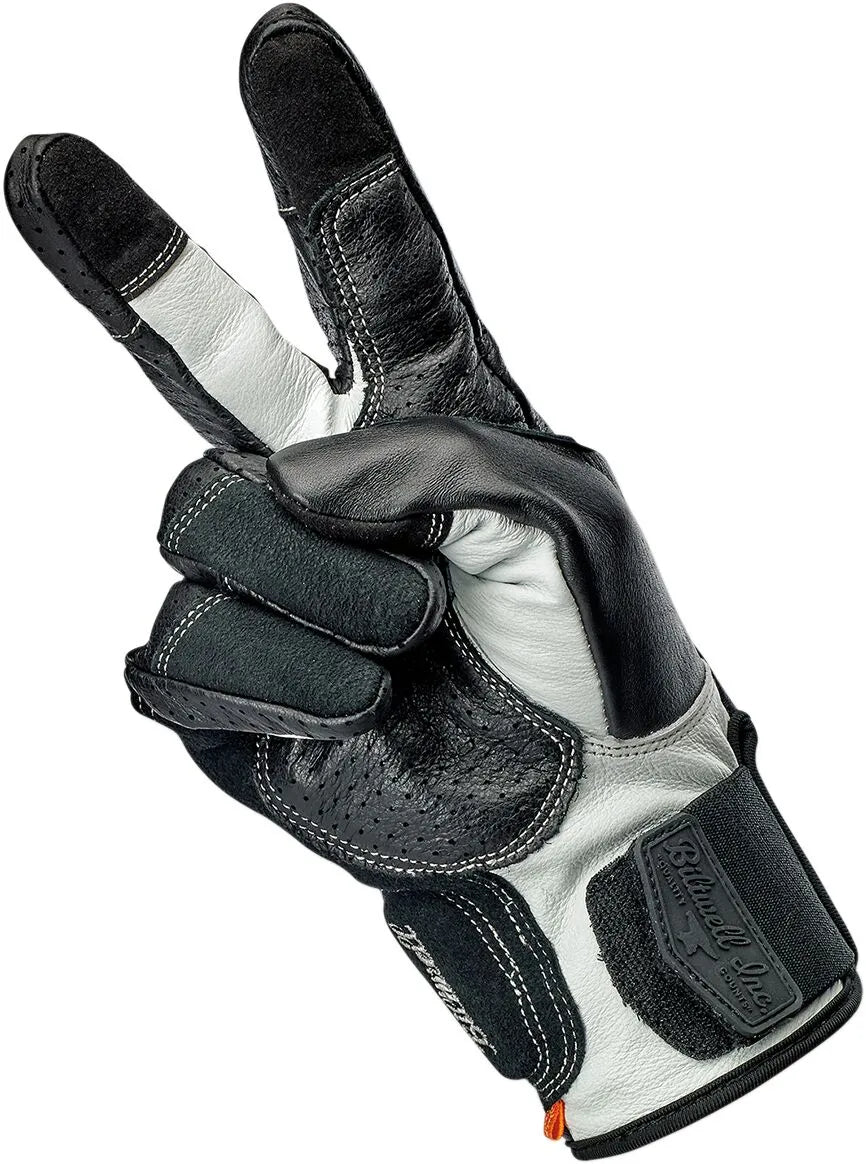 Biltwell Borrego Gloves - Black/Light Gray