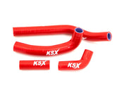 Ksx Radiator Hose Kit Red Silicone