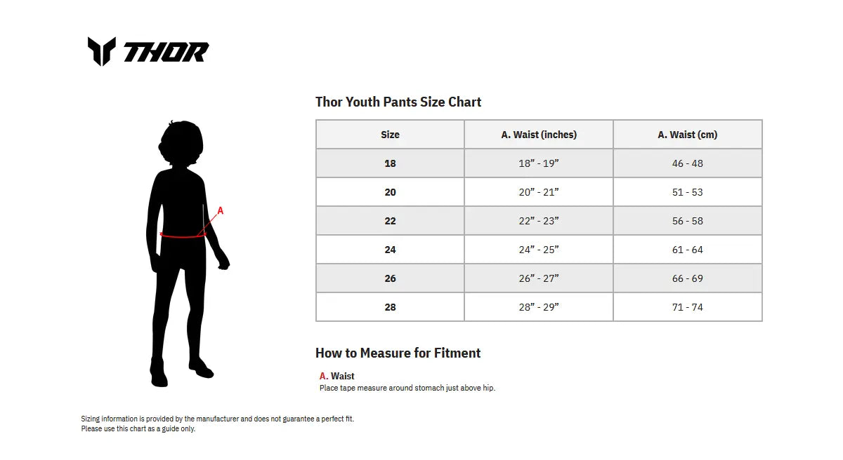 Thor Youth Launchmode Storm Pants - Navy, White, Blue