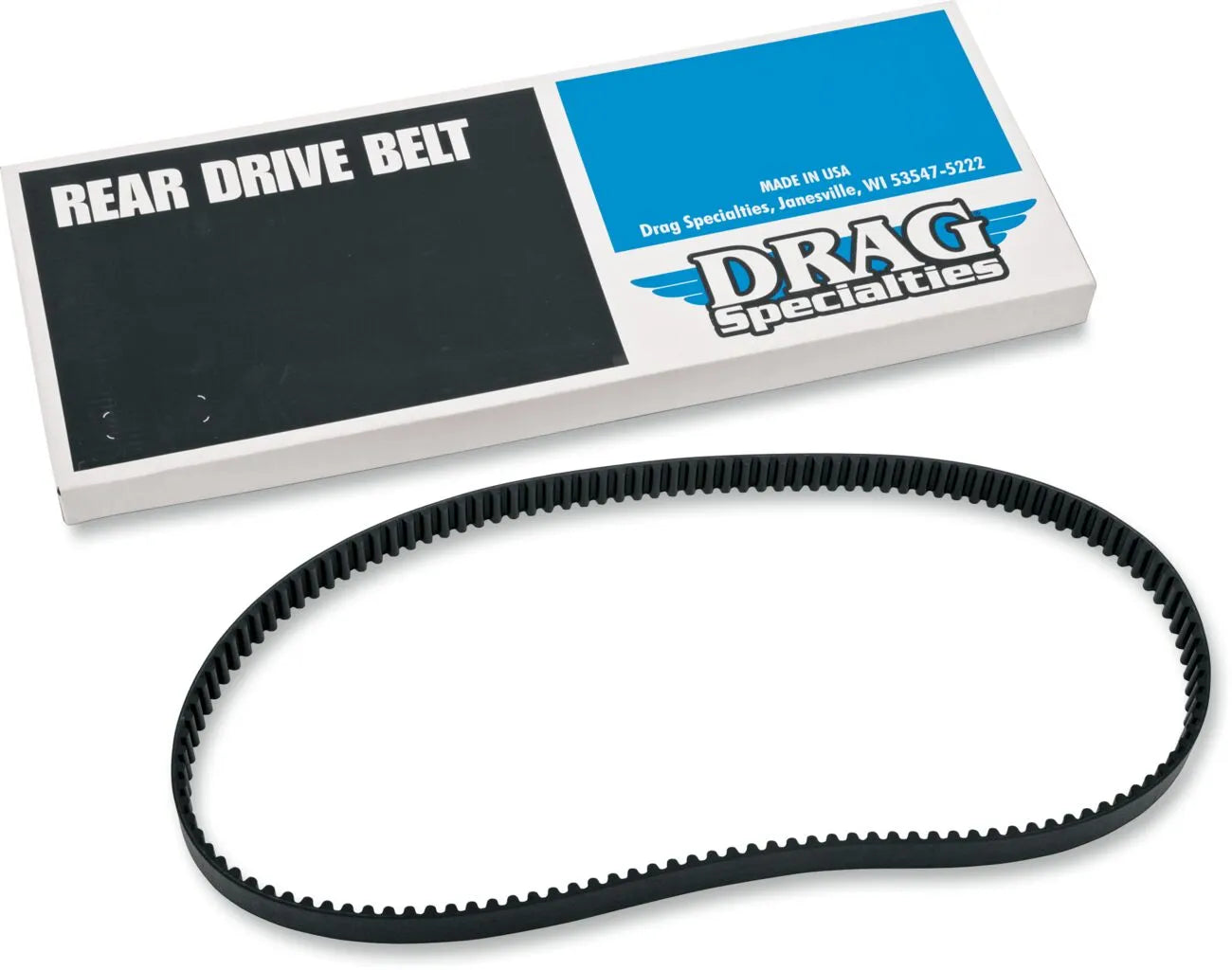 Drag Specialties Rear Drive Belt - Carbon Fiber, 132 Tooth