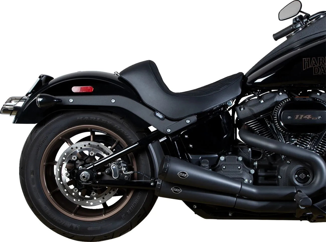 Drag Specialties Solo Seat - Black Vinyl