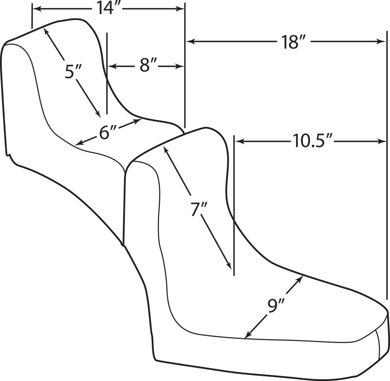 Drag Specialties Scorpion Solo Seat