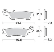 Moto-master Racing Gp Sinterpro Offroad Brake Pads