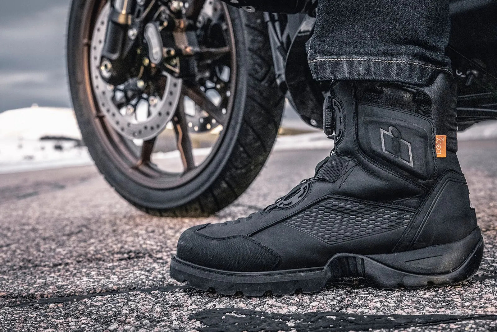 Icon Stormhawk Motorcycle Boots
