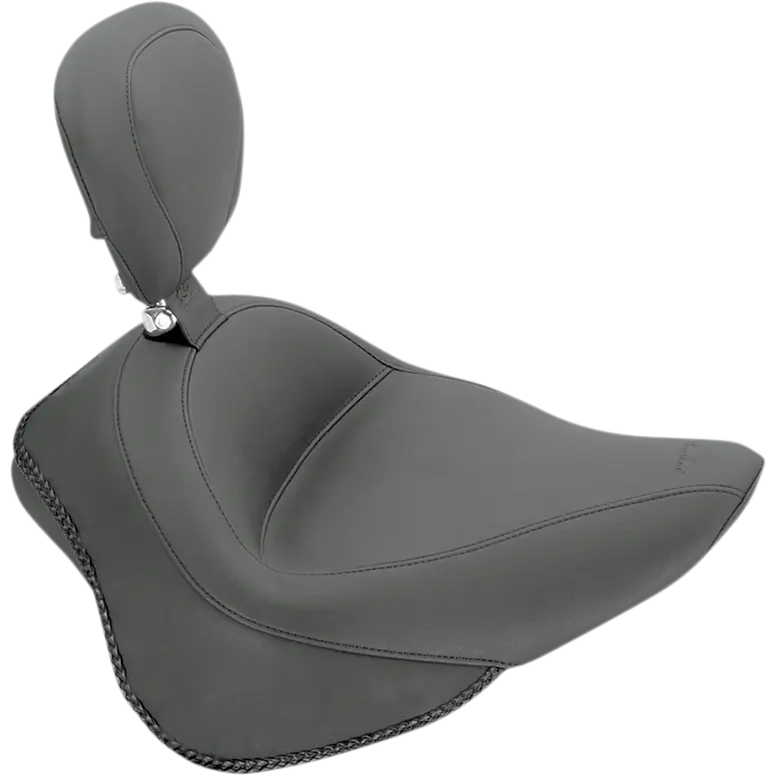 Mustang Wide Solo Seat With Backrest