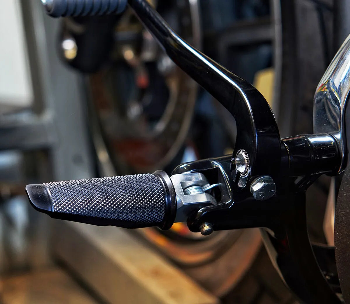 Speed Merchant Speed Pegs Foot - Black Anodized Aluminum