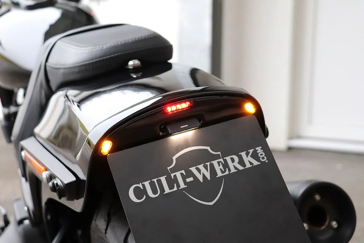 Cult Werk License Plate Bracket For Motorcycle Fenders