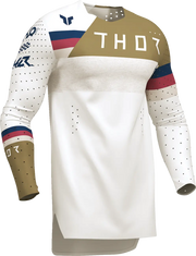 Thor Sportmode League Jersey - White/Tan/Maroon/Navy
