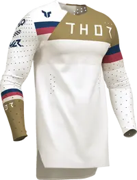 Thor Sportmode League Jersey - White/Tan/Maroon/Navy