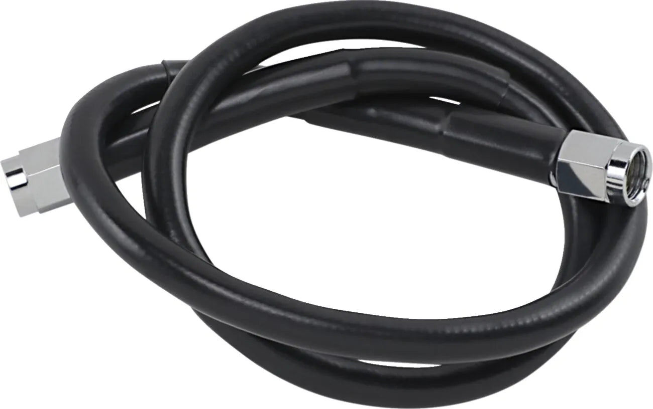 Drag Specialties Universal Brake Line - 24" Black Vinyl