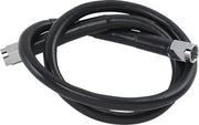 Drag Specialties Universal Brake Line - 24" Black Vinyl