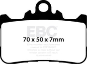 Ebc Fa-hh Series Sintered Brake Pads For Road Use