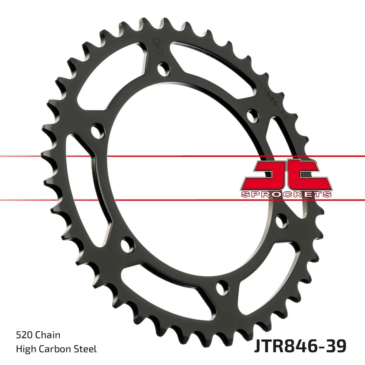 Jt Sprockets Steel Rear Sprocket - 520, 39t