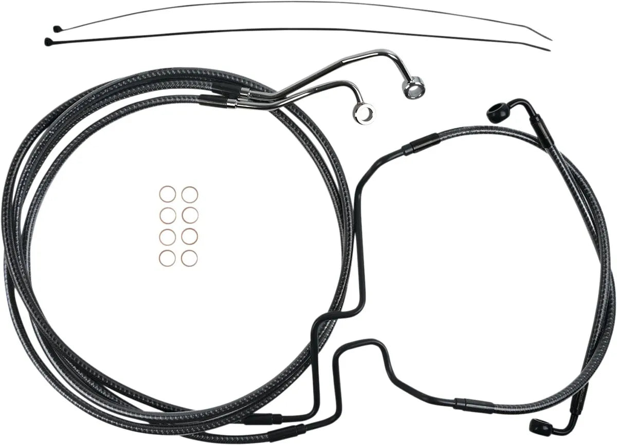 Magnum Shielding Karbonfibr Lower Brake Line With Abs