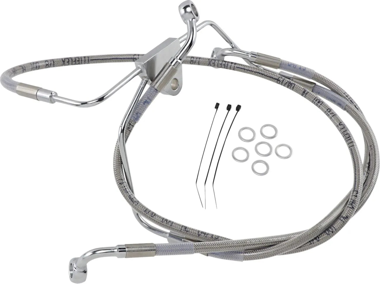 Drag Specialties Extended Brake Line Kit For Abs Models