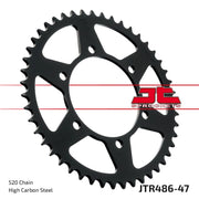 Jt Sprockets Steel Rear Sprocket - 520, 47t