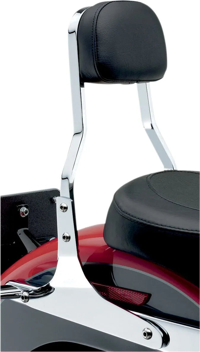 Cobra Square Sissy Bar - Chrome Finish