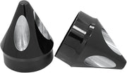Avon Grips Front Axle Nut Cover - Black Anodized