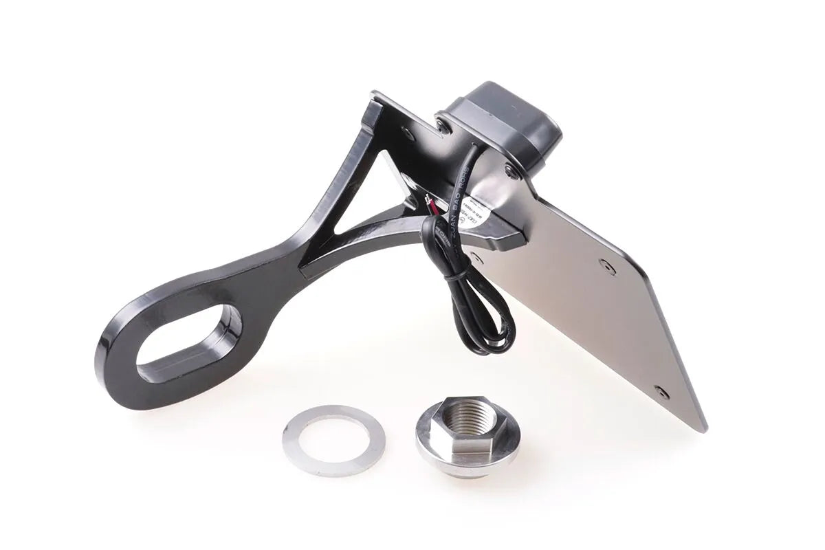 Cult Werk License Plate Holder - Black Steel