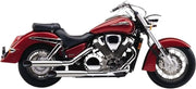 Cobra Slashcut Slip-on Mufflers - Chrome Finish