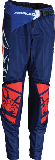 Moose Offroad Youth Agroid Mesh Pants - Blue, Red, White