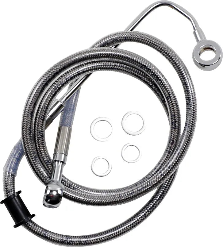 Drag Specialties Extended Brake Line For Abs - 43.75"