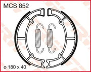 Trw Brake Shoes - Organic Base - 180 Mm Diameter