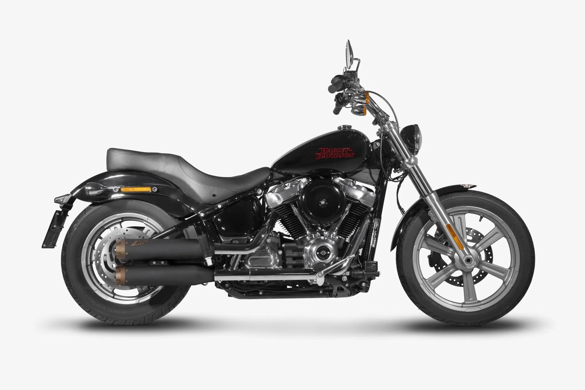Zard Overlapped Slip-ons Muffler For Hd-softail M8