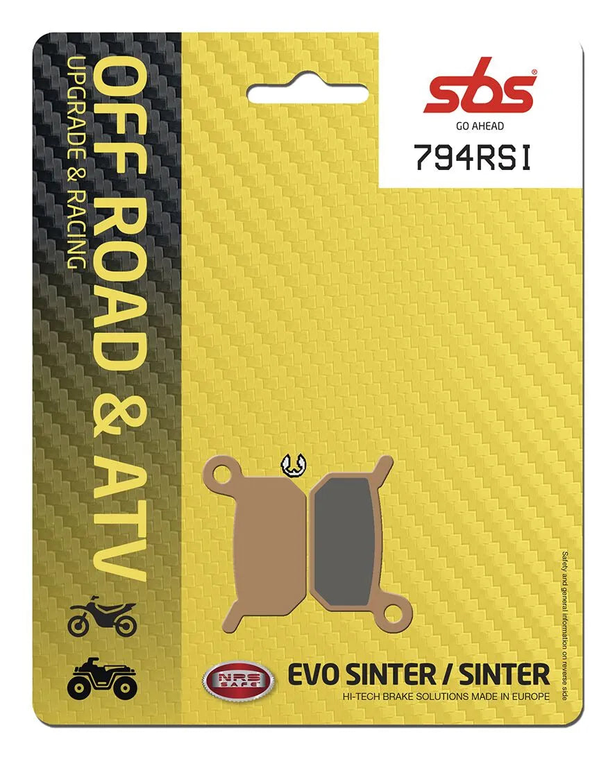 Sbs Rsi Offroad Racing Sintered Brake Pads Set