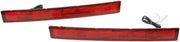 Parts Unlimited Saddlebag Side Light Lens - Red