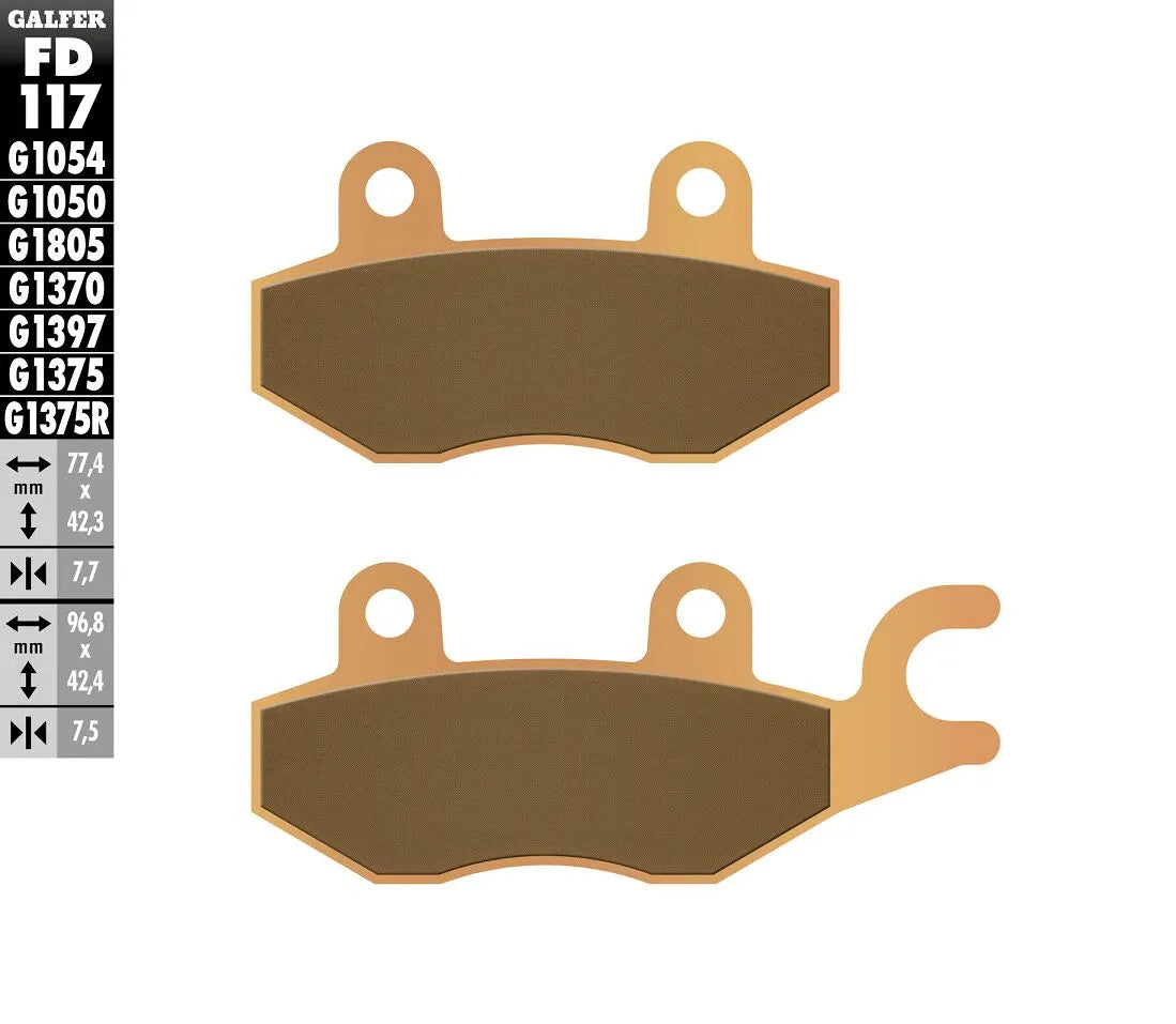 Galfer Hh Sintered Brake Pads - High-performance Braking