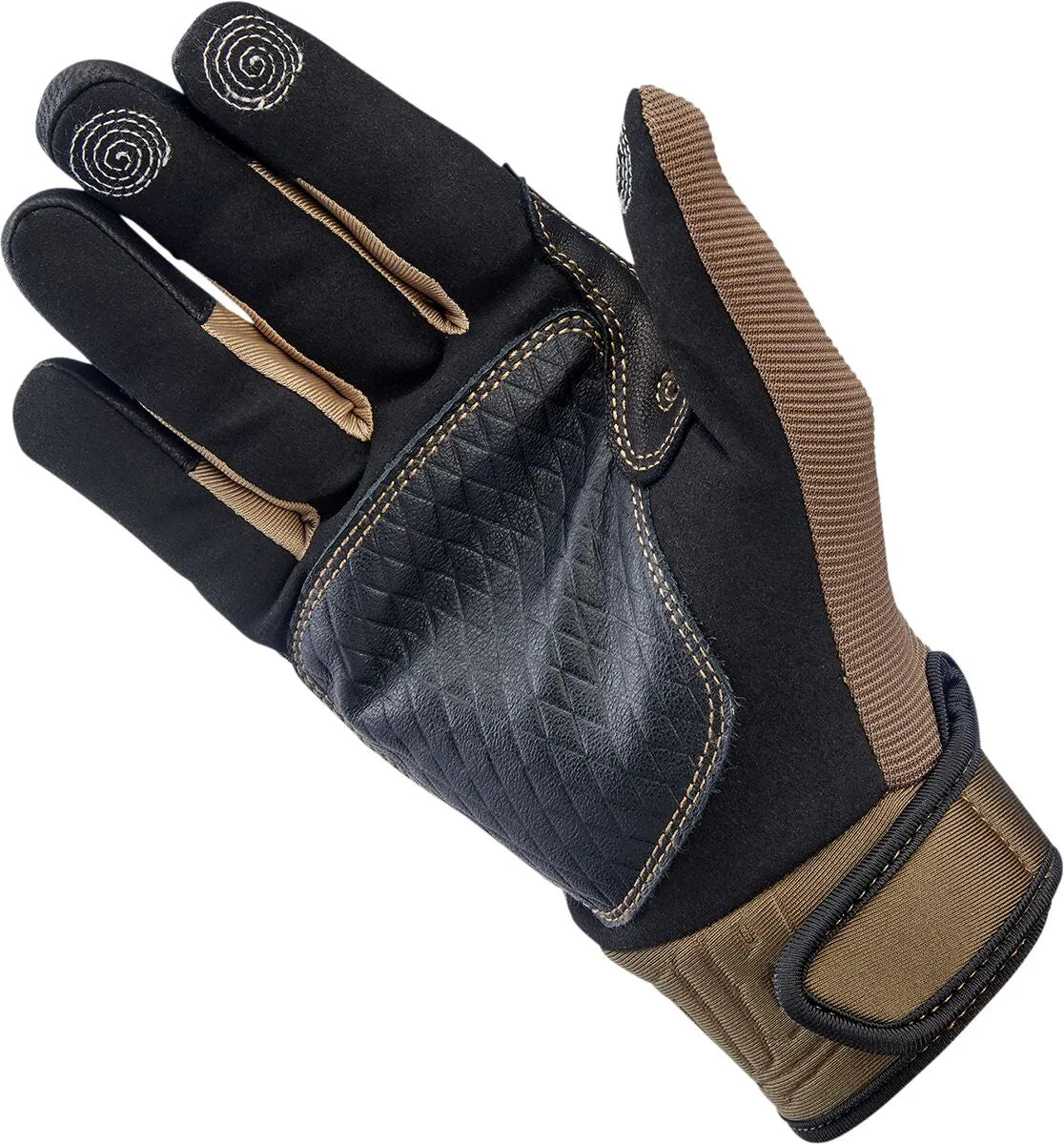Biltwell Baja Gloves Motocross Inspired - Black/Chocolate