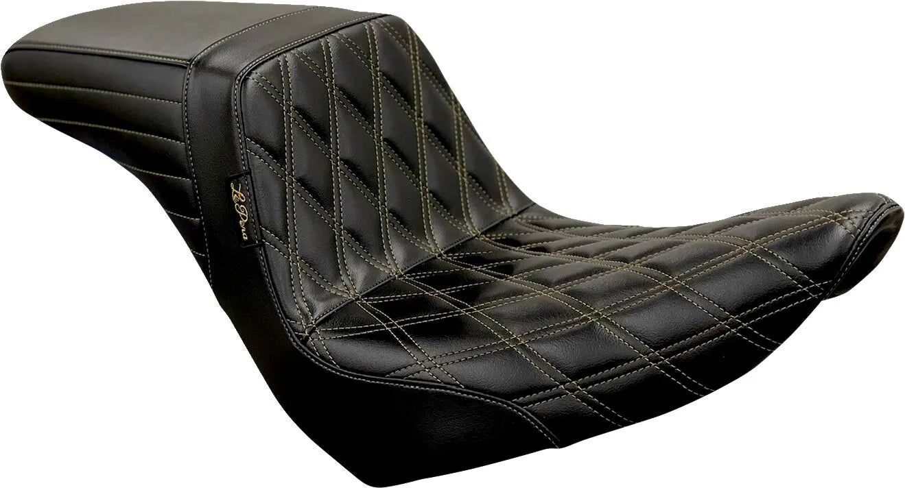 Le Pera Kickflip Seat - Black Vinyl, Double Diamond